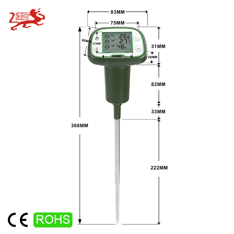 植物环境温度湿度数字土壤湿度计D100