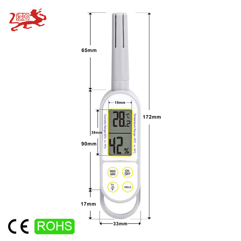 Max Min Values Humidity Display Portable Digital Thermometer Hygrometer